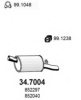 OPEL 852024 End Silencer